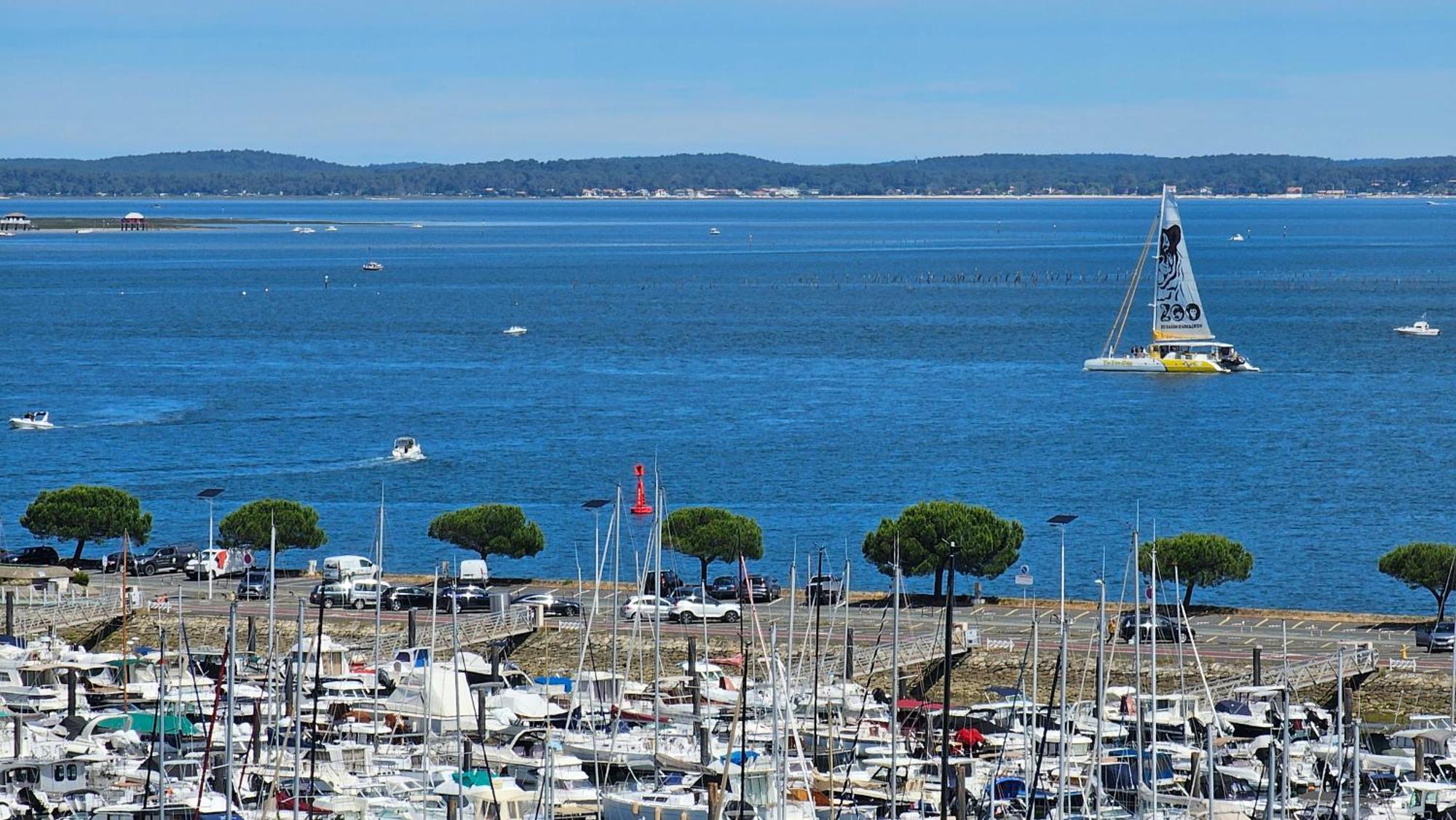 Vue Panoramique Sur Bassin,Piscine Et Terrasse Apartment Arcachon Exterior photo